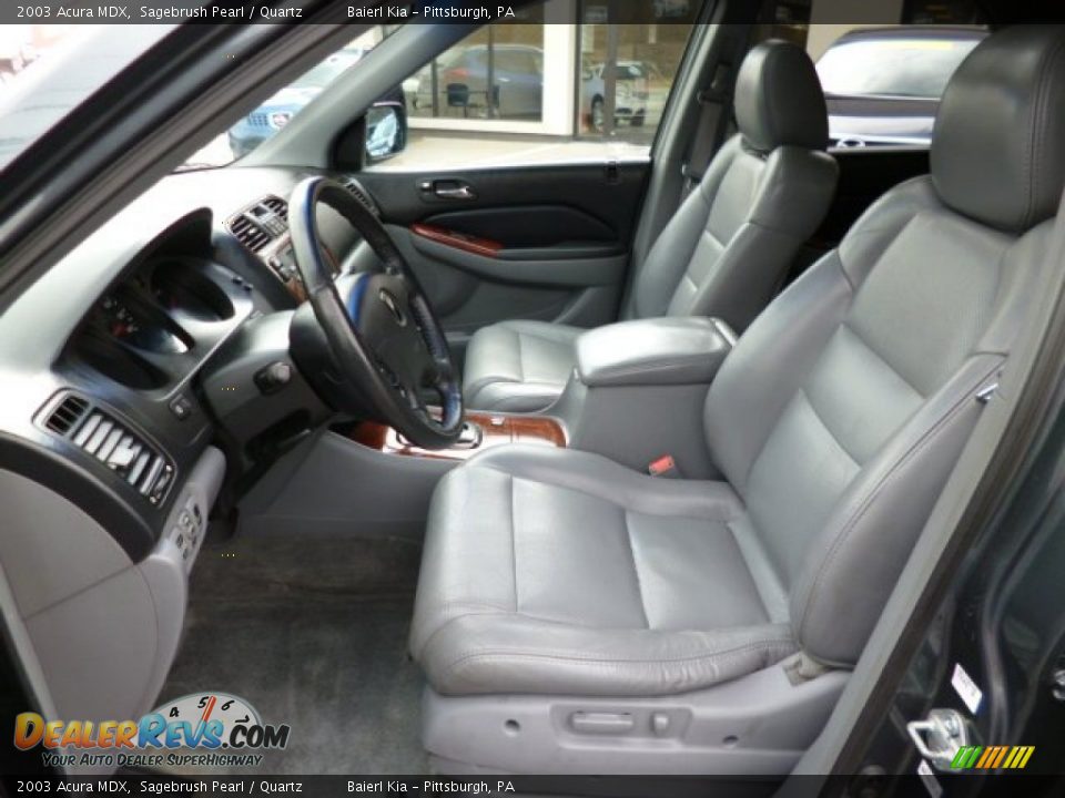 2003 Acura MDX Sagebrush Pearl / Quartz Photo #16