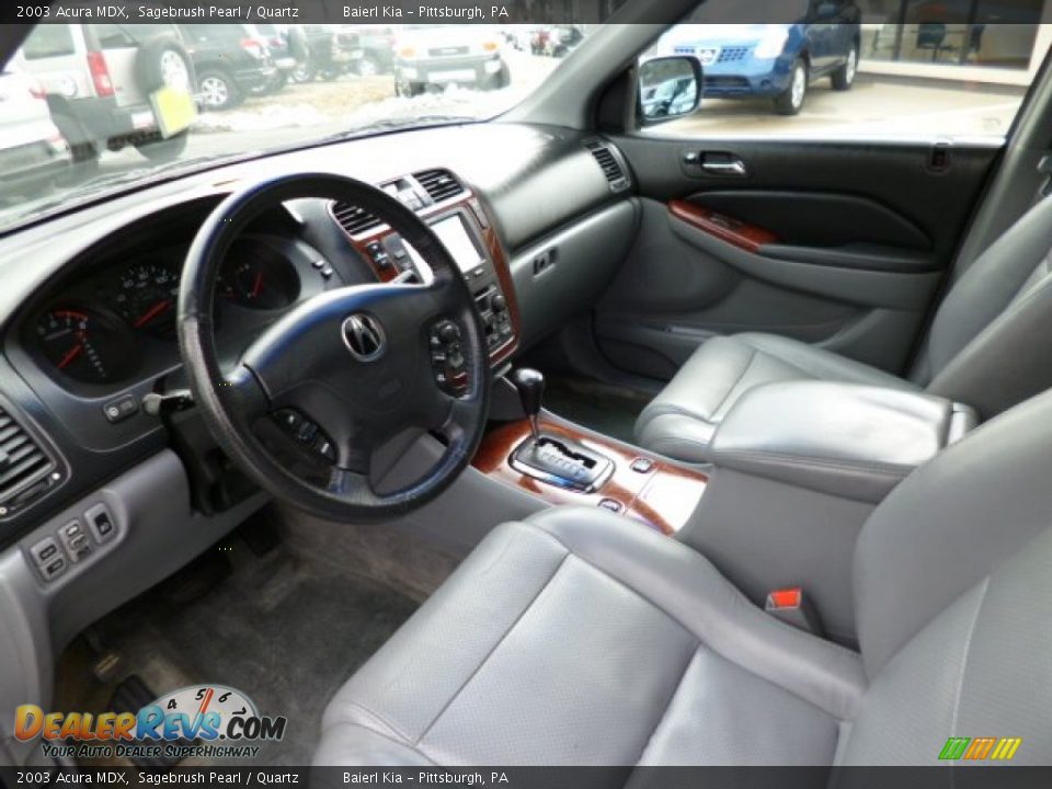 2003 Acura MDX Sagebrush Pearl / Quartz Photo #17