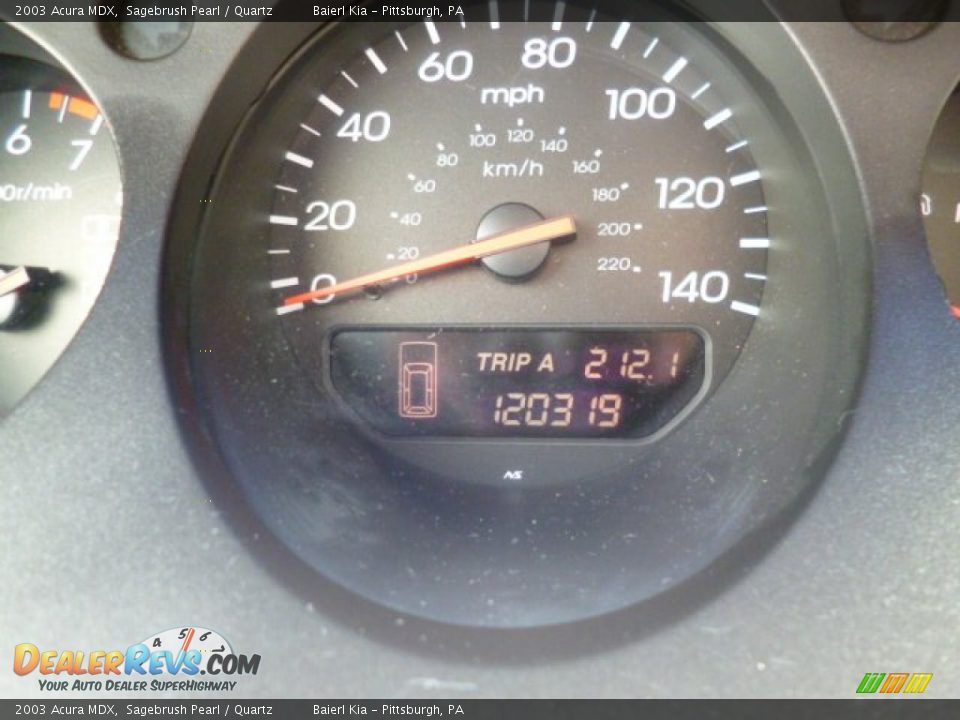 2003 Acura MDX Sagebrush Pearl / Quartz Photo #20