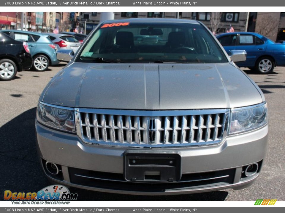 2008 Lincoln MKZ AWD Sedan Silver Birch Metallic / Dark Charcoal Photo #3