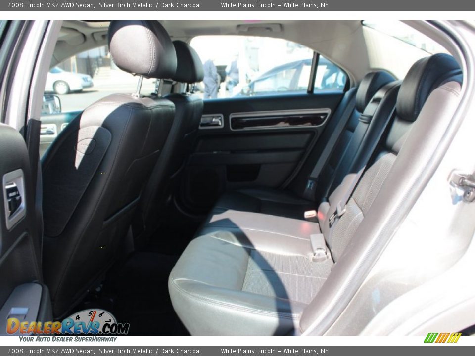 2008 Lincoln MKZ AWD Sedan Silver Birch Metallic / Dark Charcoal Photo #11