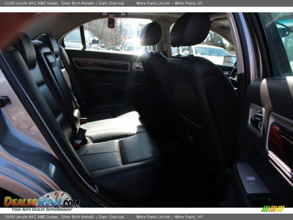 2008 Lincoln MKZ AWD Sedan Silver Birch Metallic / Dark Charcoal Photo #12