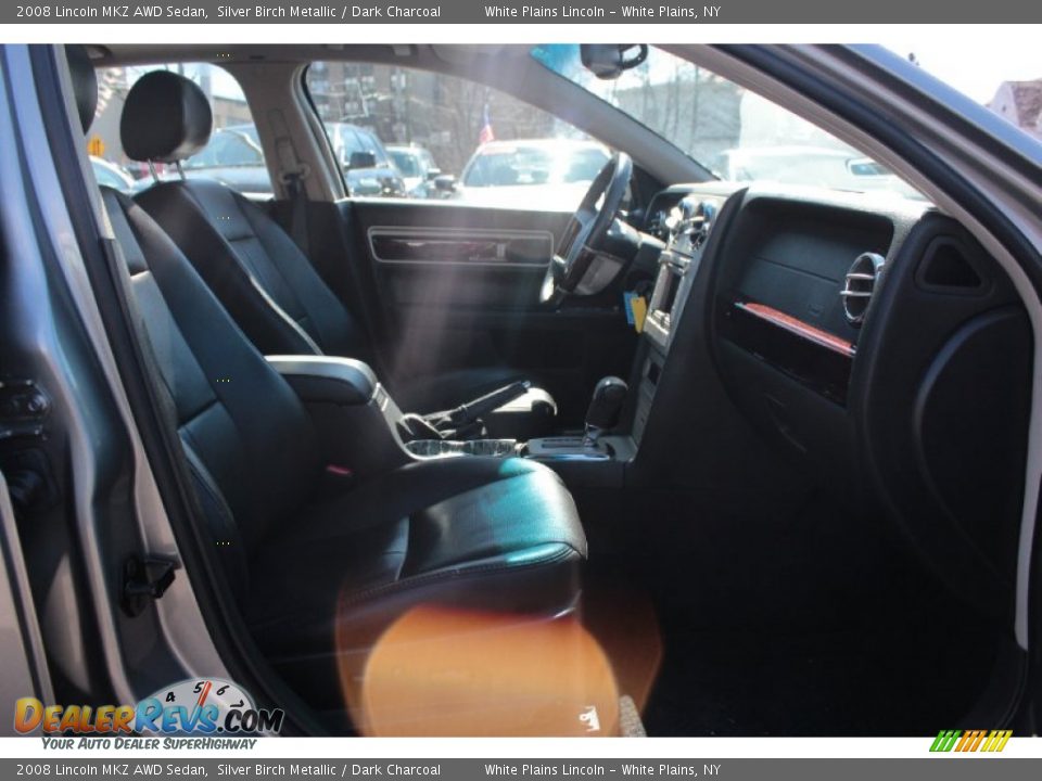 2008 Lincoln MKZ AWD Sedan Silver Birch Metallic / Dark Charcoal Photo #13