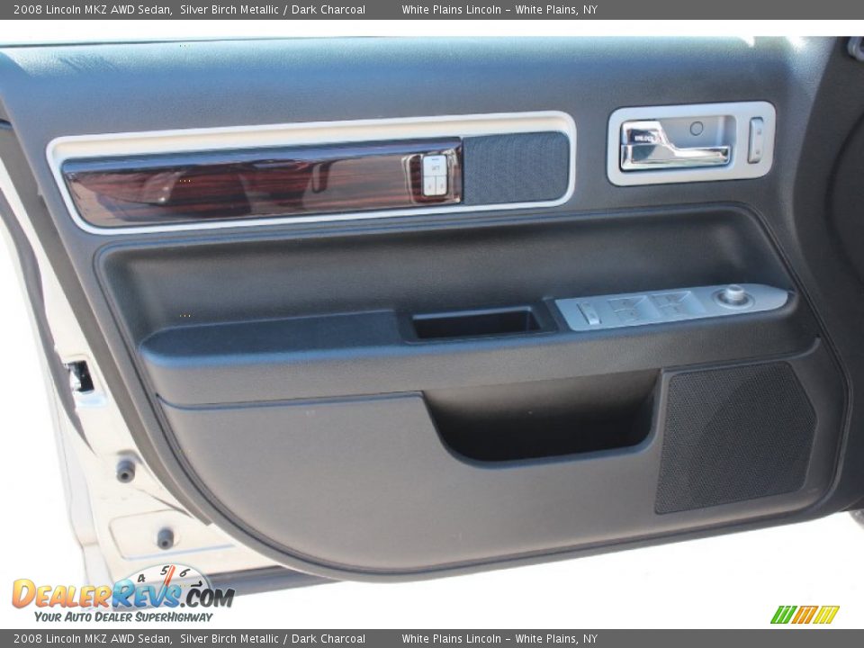 2008 Lincoln MKZ AWD Sedan Silver Birch Metallic / Dark Charcoal Photo #15
