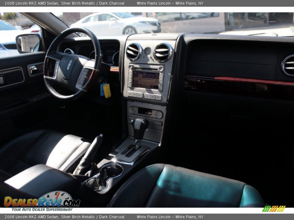 2008 Lincoln MKZ AWD Sedan Silver Birch Metallic / Dark Charcoal Photo #18