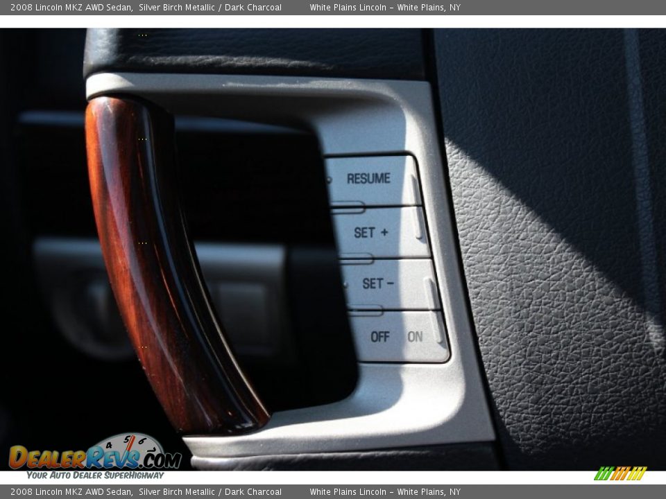 2008 Lincoln MKZ AWD Sedan Silver Birch Metallic / Dark Charcoal Photo #21