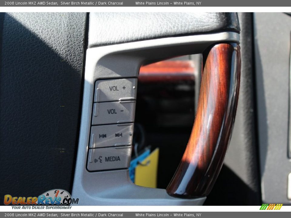 2008 Lincoln MKZ AWD Sedan Silver Birch Metallic / Dark Charcoal Photo #22