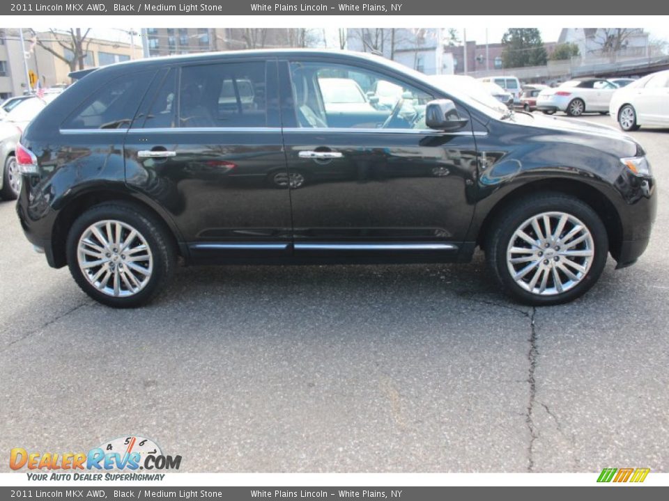 2011 Lincoln MKX AWD Black / Medium Light Stone Photo #5