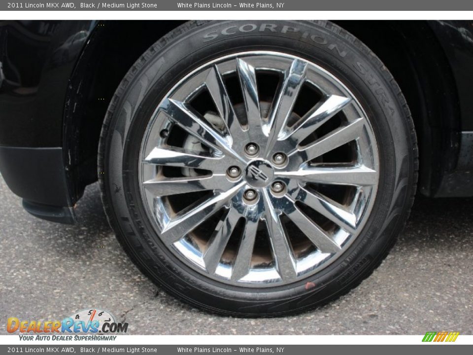 2011 Lincoln MKX AWD Black / Medium Light Stone Photo #6