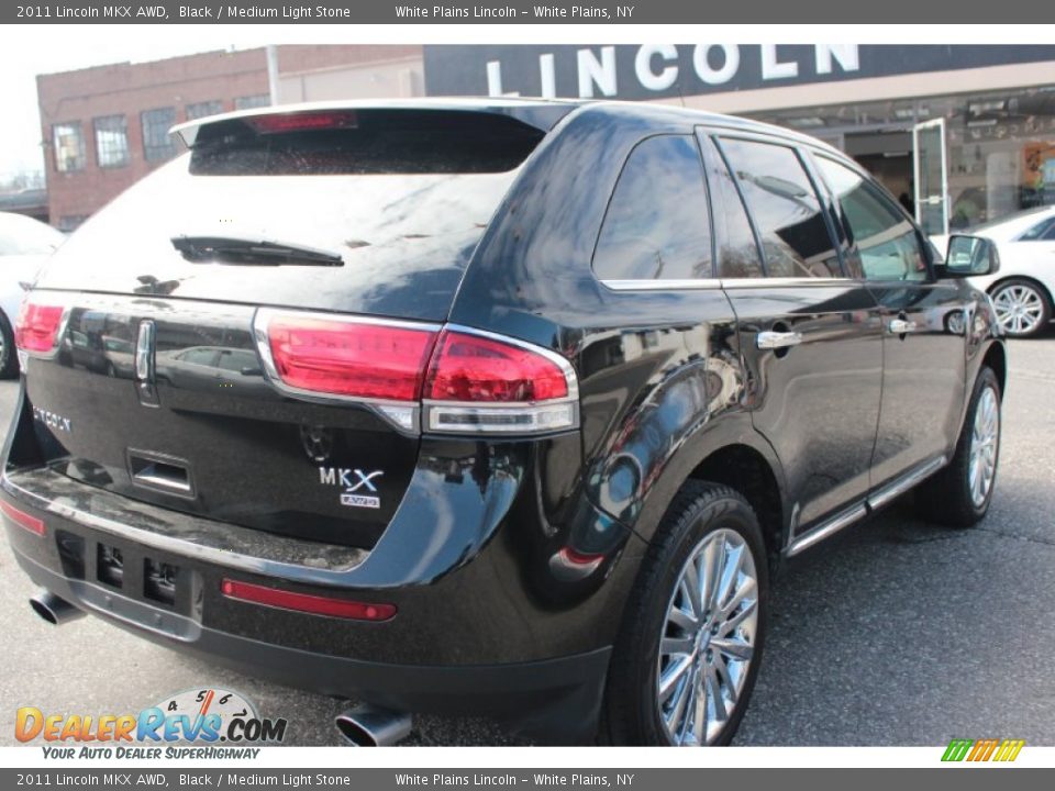 2011 Lincoln MKX AWD Black / Medium Light Stone Photo #7