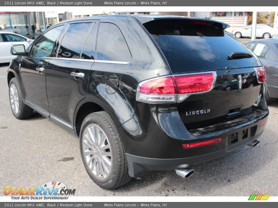 2011 Lincoln MKX AWD Black / Medium Light Stone Photo #10