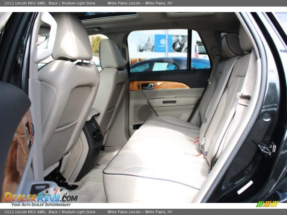 2011 Lincoln MKX AWD Black / Medium Light Stone Photo #11