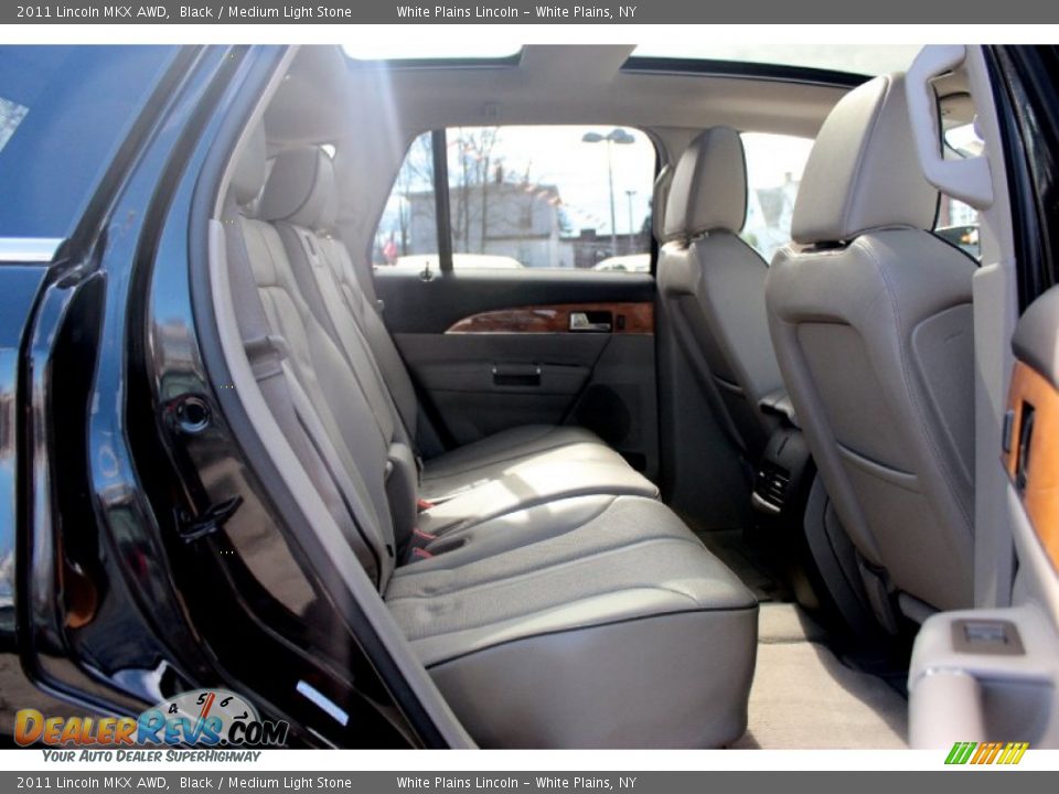 2011 Lincoln MKX AWD Black / Medium Light Stone Photo #12