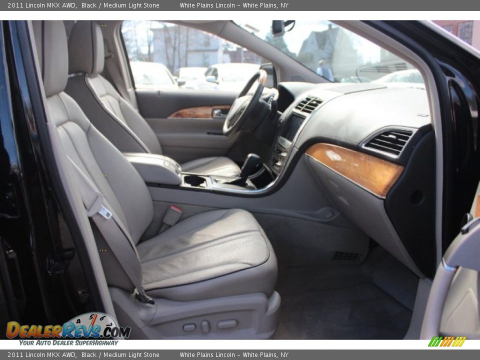 2011 Lincoln MKX AWD Black / Medium Light Stone Photo #14