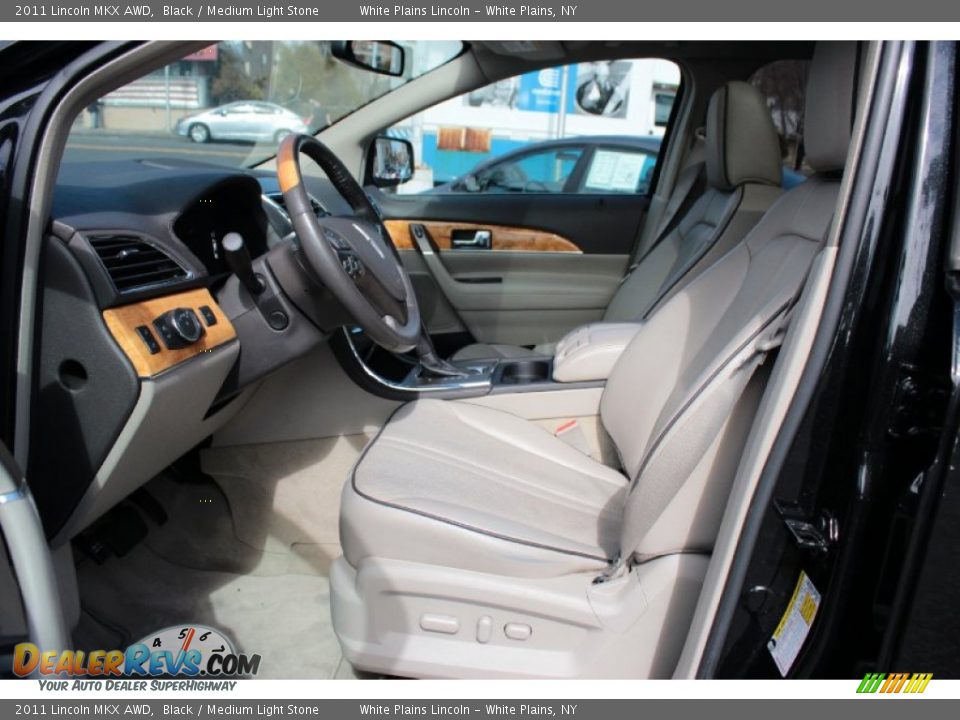 2011 Lincoln MKX AWD Black / Medium Light Stone Photo #18