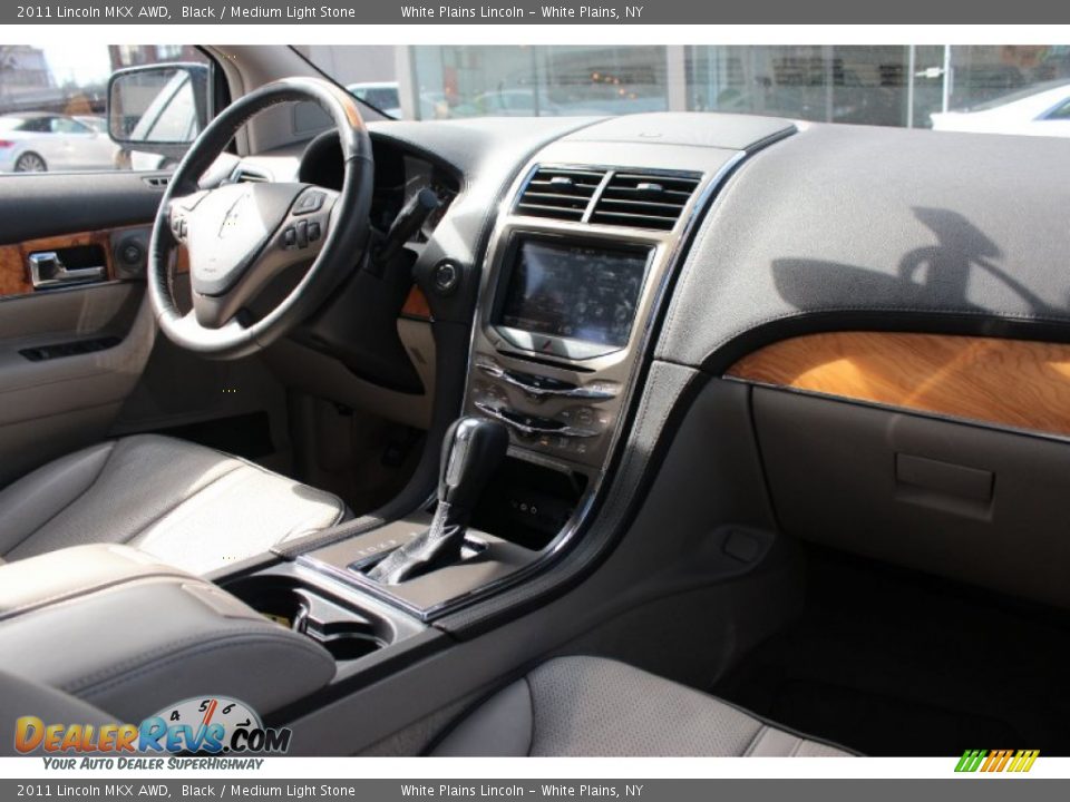2011 Lincoln MKX AWD Black / Medium Light Stone Photo #19