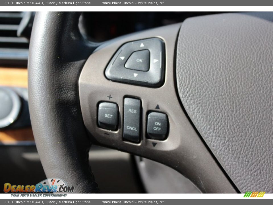 2011 Lincoln MKX AWD Black / Medium Light Stone Photo #22