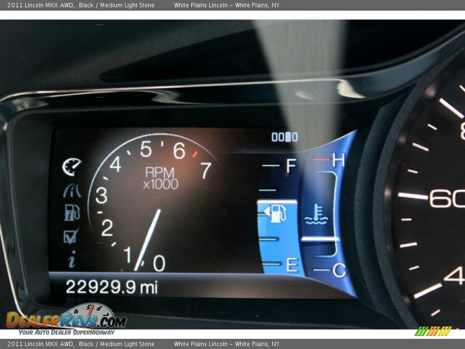 2011 Lincoln MKX AWD Black / Medium Light Stone Photo #24