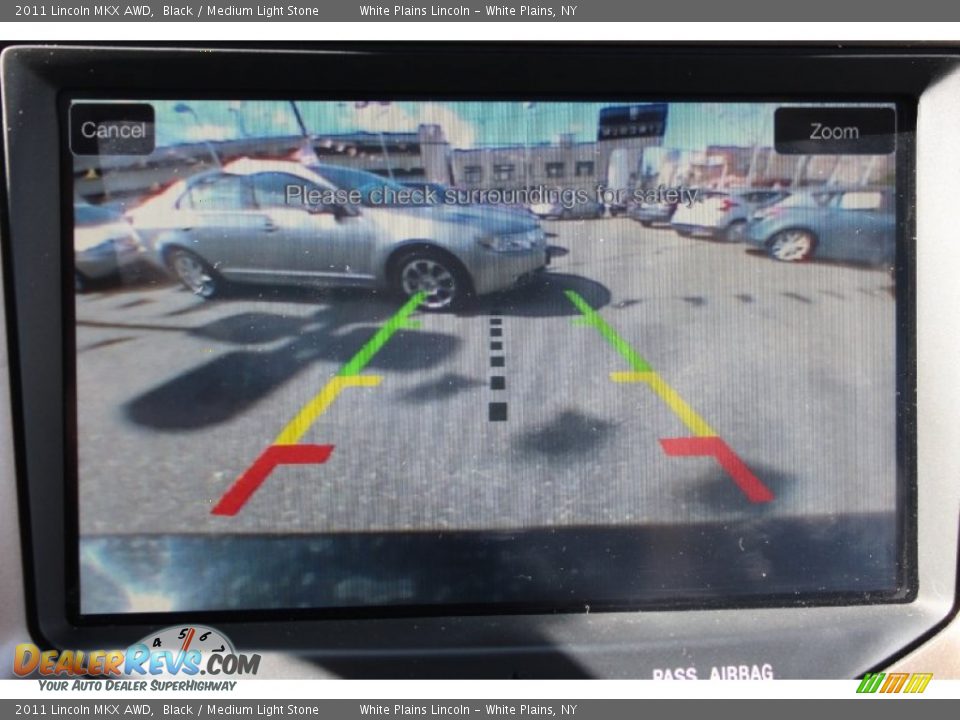 2011 Lincoln MKX AWD Black / Medium Light Stone Photo #27