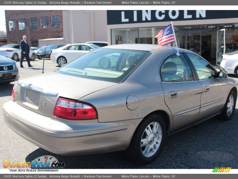 2005 Mercury Sable LS Sedan Arizona Beige Metallic / Medium Parchment Photo #6