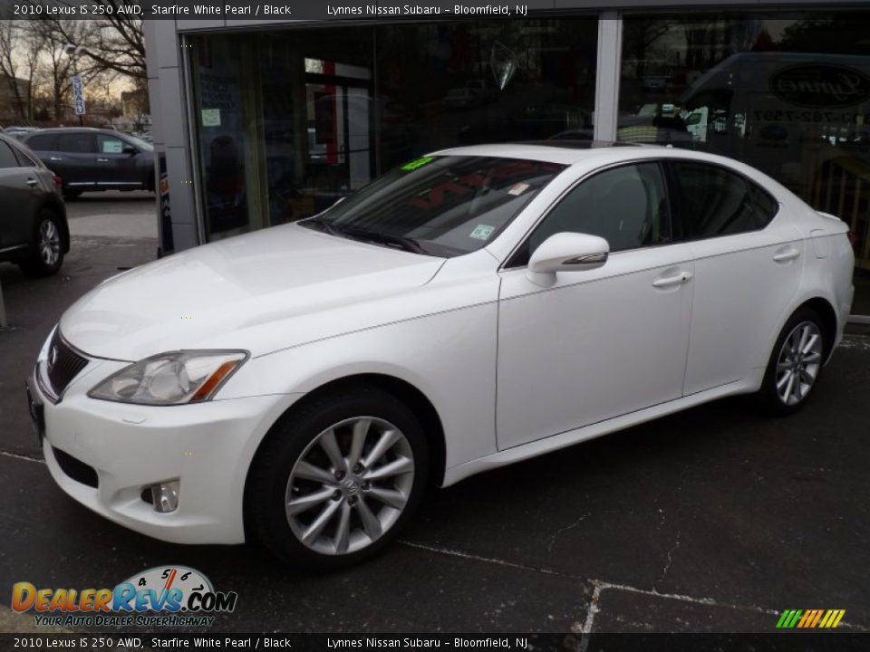 2010 Lexus IS 250 AWD Starfire White Pearl / Black Photo #3