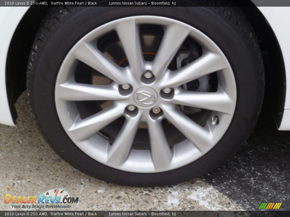 2010 Lexus IS 250 AWD Starfire White Pearl / Black Photo #9