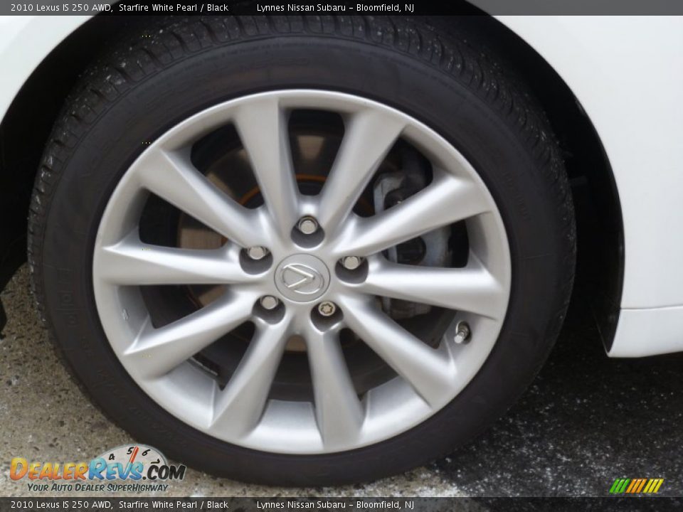 2010 Lexus IS 250 AWD Starfire White Pearl / Black Photo #10
