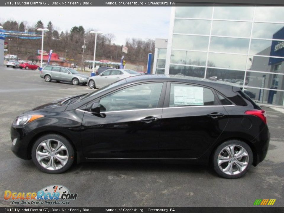 2013 Hyundai Elantra GT Black Noir Pearl / Black Photo #2