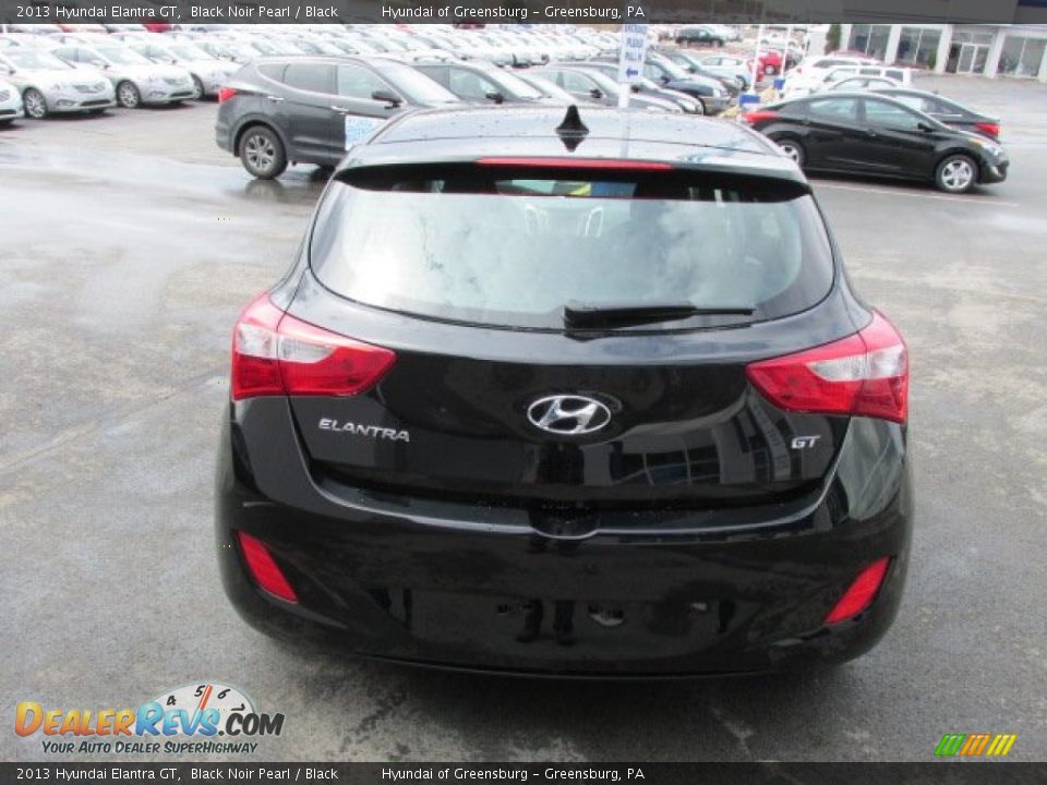 2013 Hyundai Elantra GT Black Noir Pearl / Black Photo #4