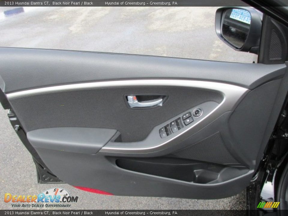 2013 Hyundai Elantra GT Black Noir Pearl / Black Photo #6