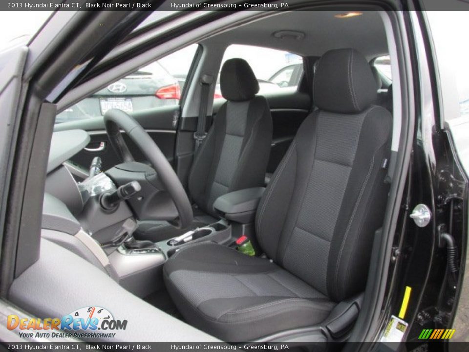 2013 Hyundai Elantra GT Black Noir Pearl / Black Photo #7