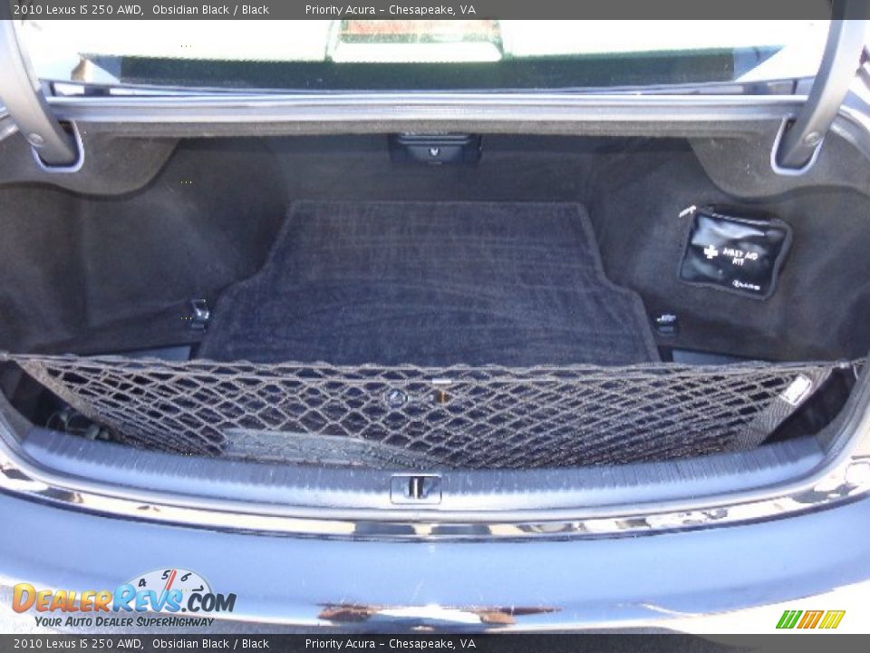 2010 Lexus IS 250 AWD Obsidian Black / Black Photo #14