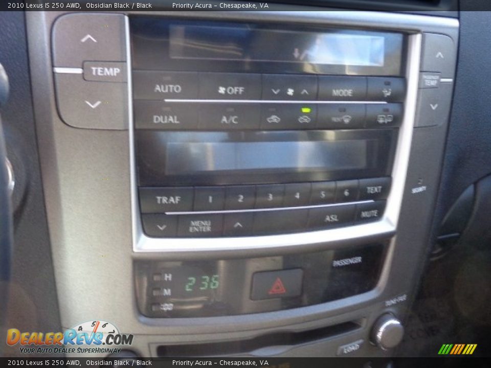 2010 Lexus IS 250 AWD Obsidian Black / Black Photo #18