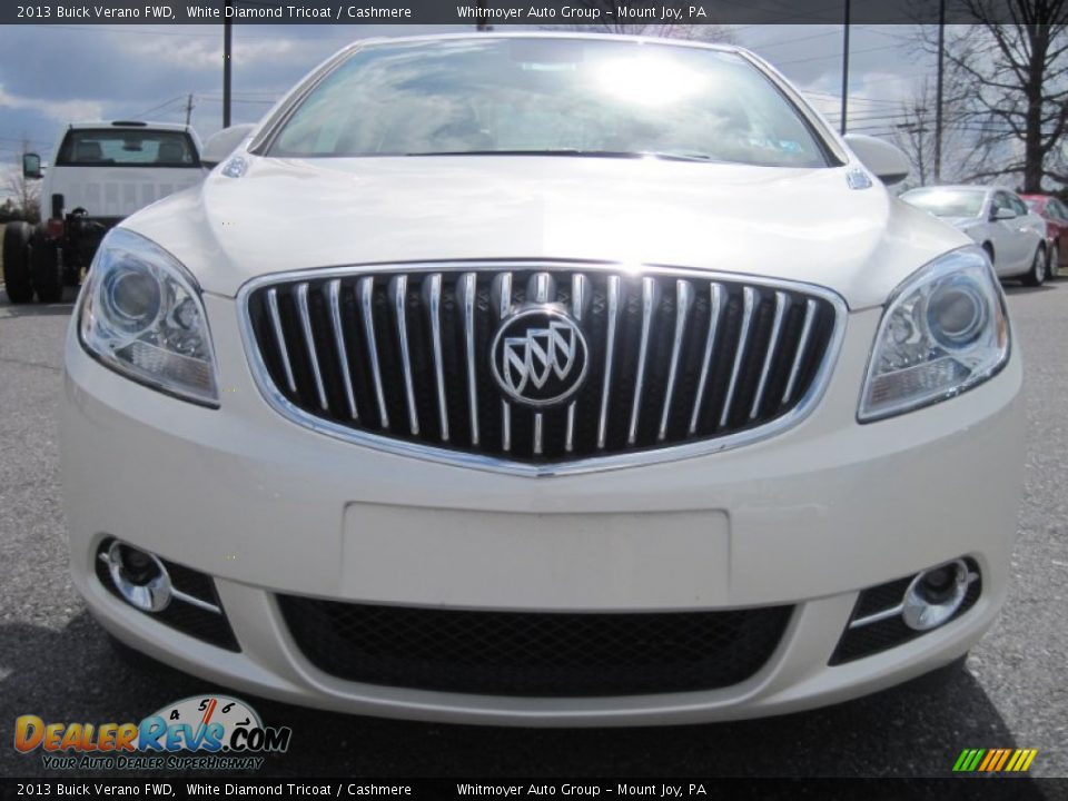 2013 Buick Verano FWD White Diamond Tricoat / Cashmere Photo #4