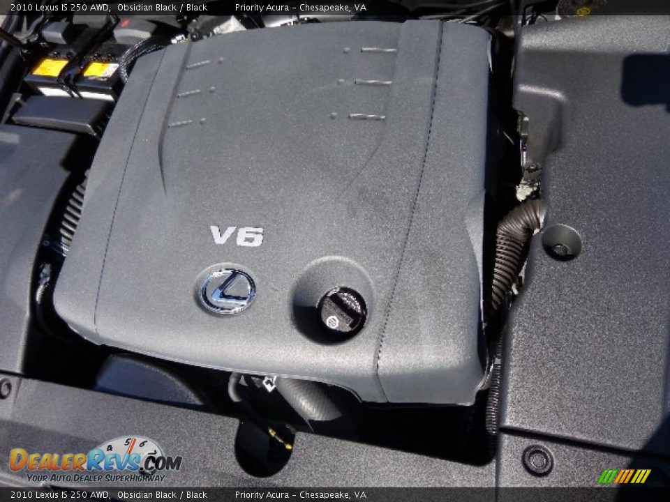 2010 Lexus IS 250 AWD Obsidian Black / Black Photo #26