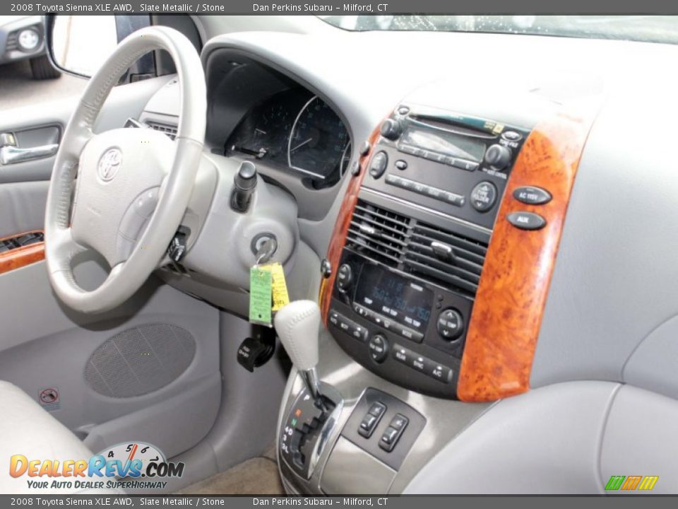 2008 Toyota Sienna XLE AWD Slate Metallic / Stone Photo #5