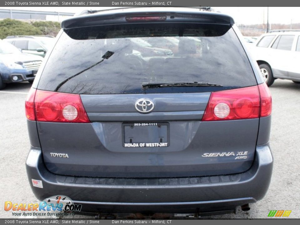 2008 Toyota Sienna XLE AWD Slate Metallic / Stone Photo #7