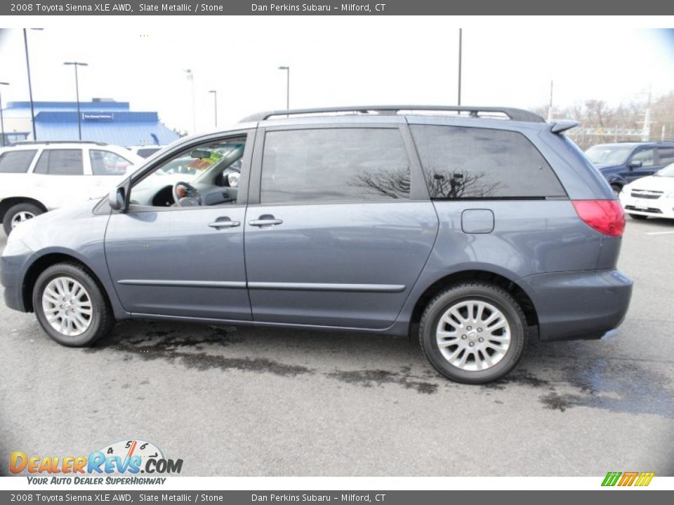 2008 Toyota Sienna XLE AWD Slate Metallic / Stone Photo #11