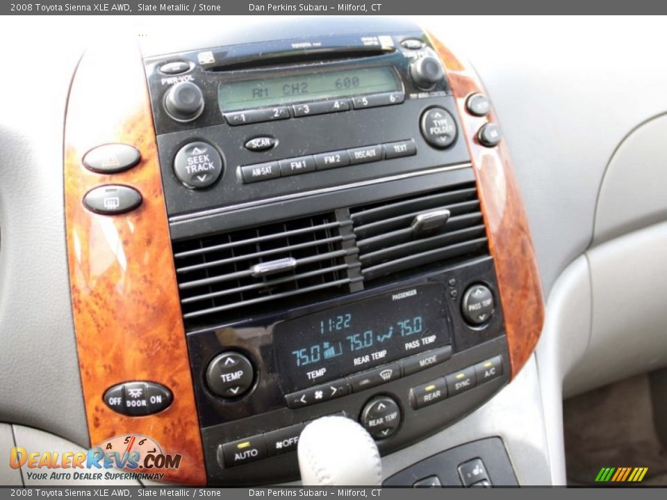 2008 Toyota Sienna XLE AWD Slate Metallic / Stone Photo #12