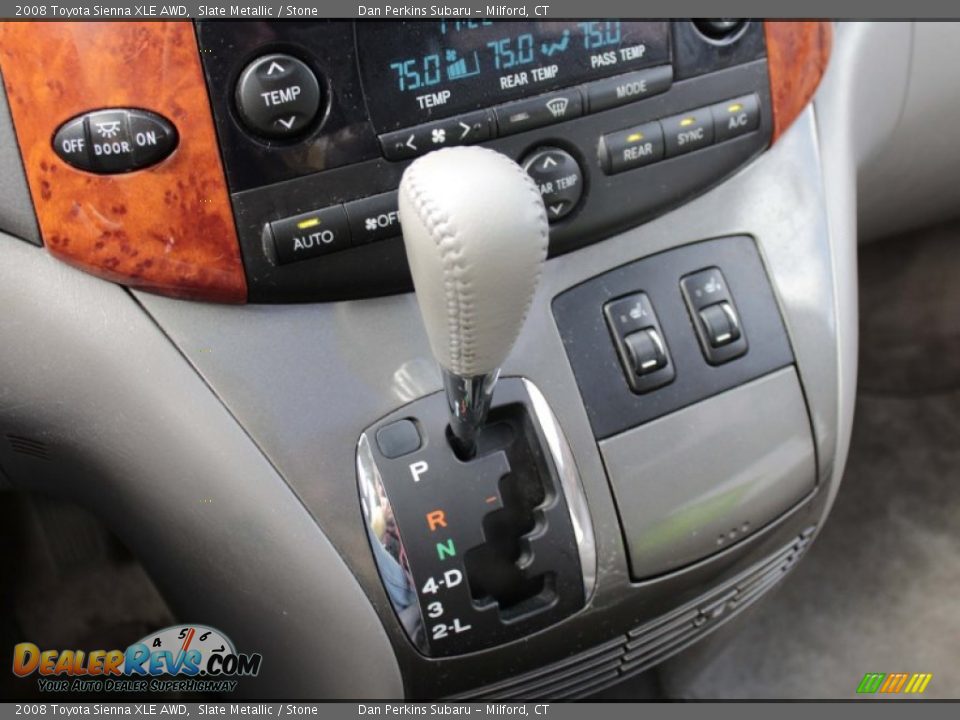 2008 Toyota Sienna XLE AWD Slate Metallic / Stone Photo #13