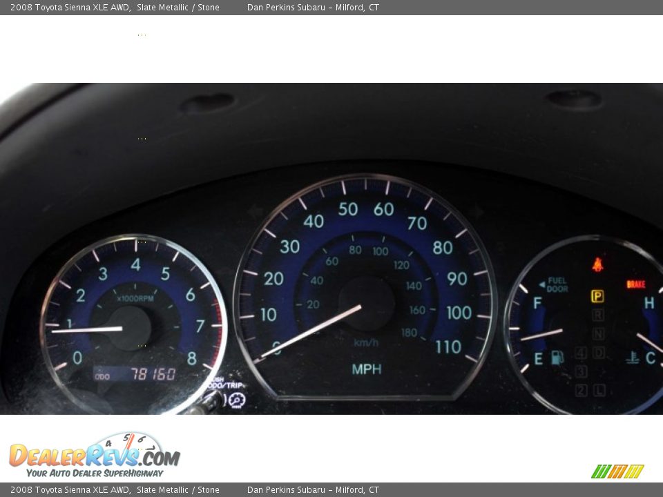 2008 Toyota Sienna XLE AWD Slate Metallic / Stone Photo #17