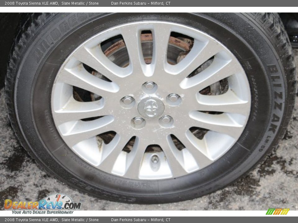 2008 Toyota Sienna XLE AWD Slate Metallic / Stone Photo #20