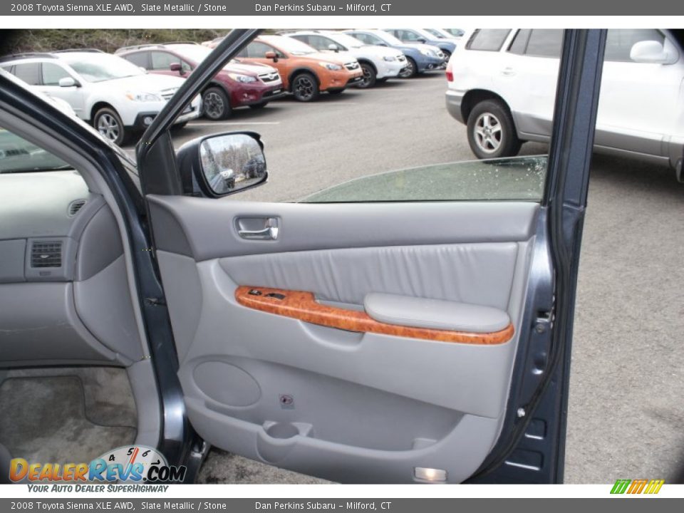 2008 Toyota Sienna XLE AWD Slate Metallic / Stone Photo #23