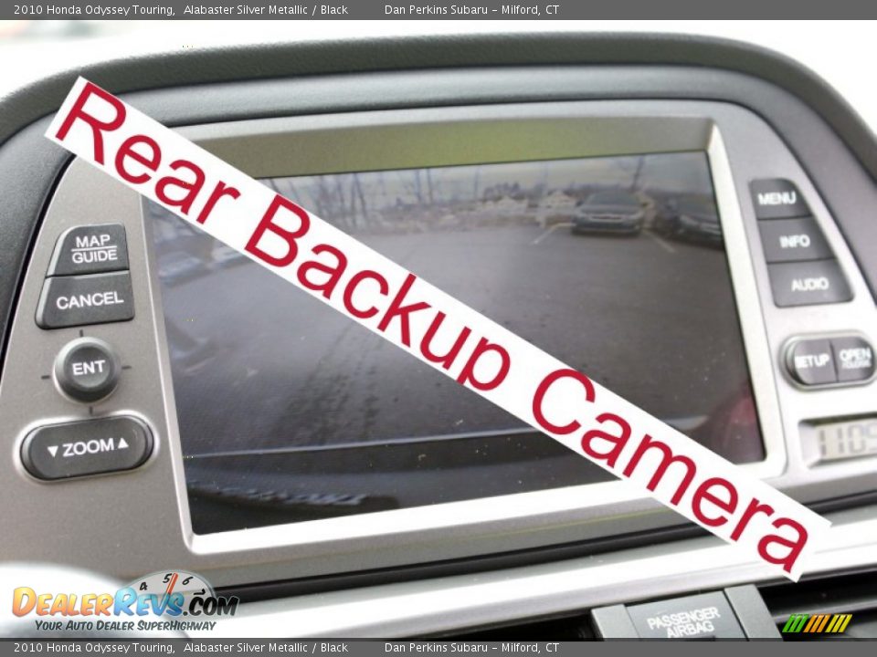 2010 Honda Odyssey Touring Alabaster Silver Metallic / Black Photo #19