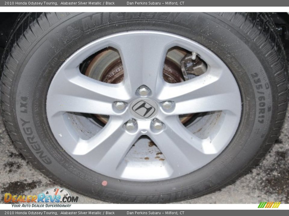 2010 Honda Odyssey Touring Alabaster Silver Metallic / Black Photo #21