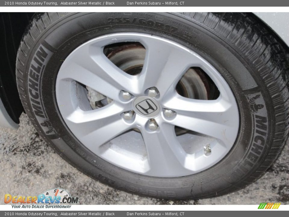 2010 Honda Odyssey Touring Alabaster Silver Metallic / Black Photo #24