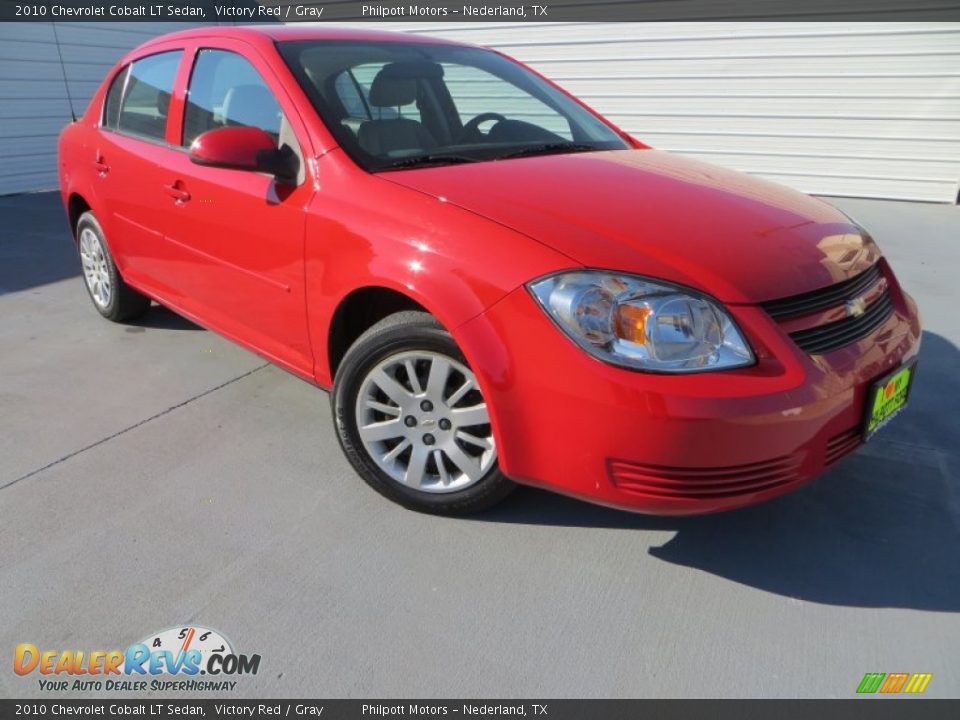 2010 Chevrolet Cobalt LT Sedan Victory Red / Gray Photo #2