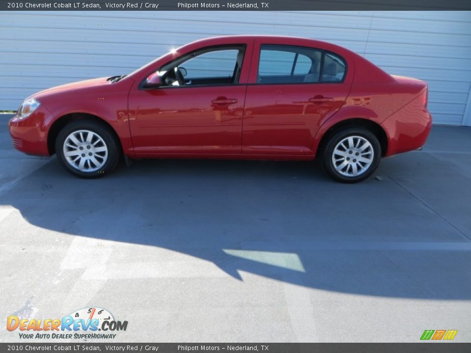 2010 Chevrolet Cobalt LT Sedan Victory Red / Gray Photo #6