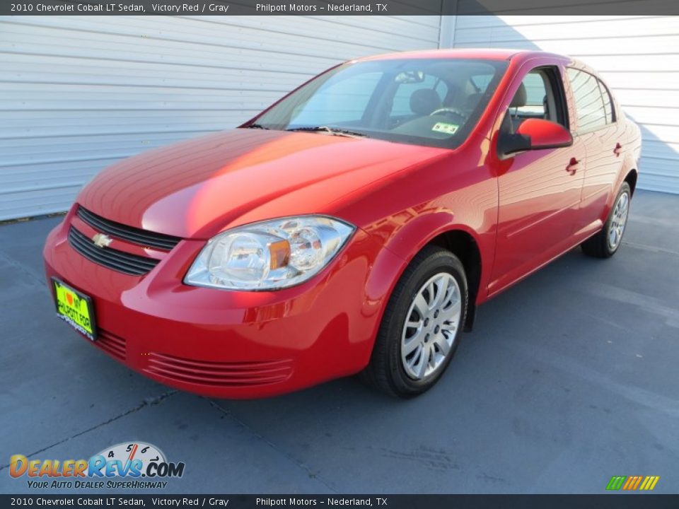 2010 Chevrolet Cobalt LT Sedan Victory Red / Gray Photo #7