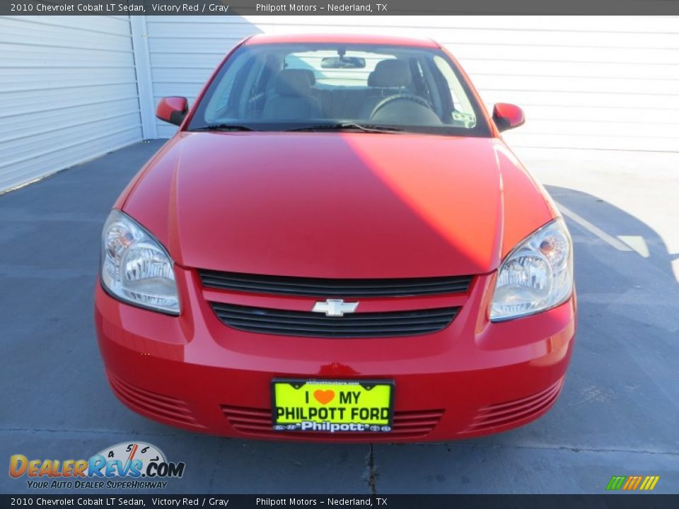 2010 Chevrolet Cobalt LT Sedan Victory Red / Gray Photo #8